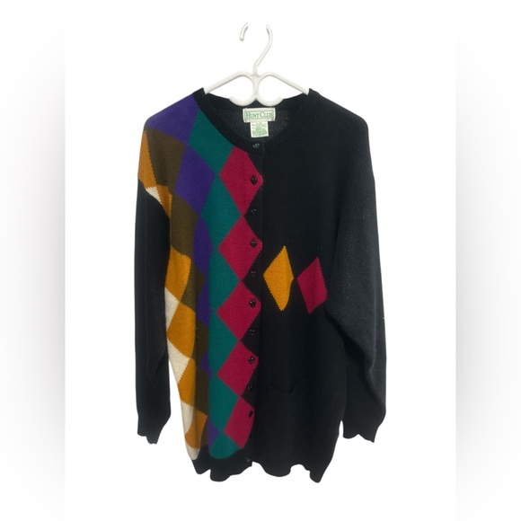 Hunt Club Other - Hunt Club Black Argyle Sweater